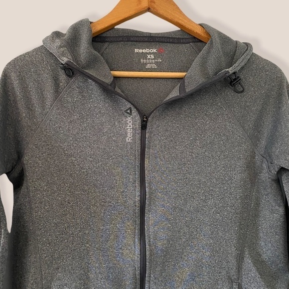 Reebok Zip-up Athletic Running Hoodie XS - Picture 2 of 7